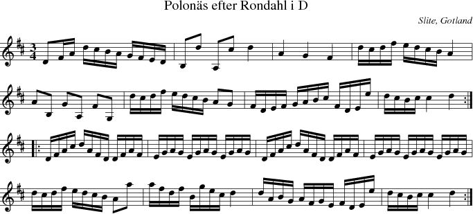 Polons efter Rondahl i D