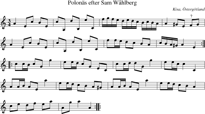 Polon�s efter Sam W�hlberg