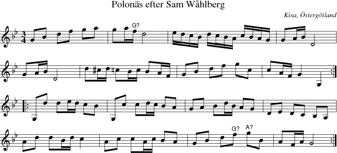 Polons efter Sam Whlberg