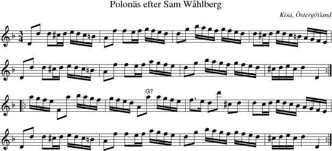 Polons efter Sam Whlberg