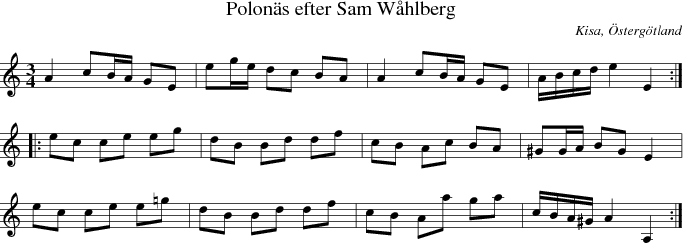 Polon�s efter Sam W�hlberg