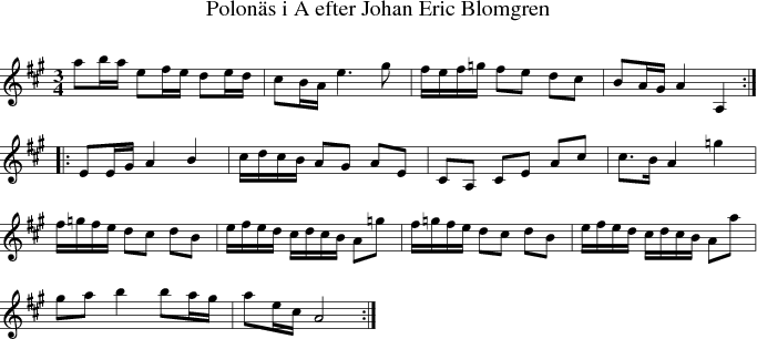 Polons i A efter Johan Eric Blomgren