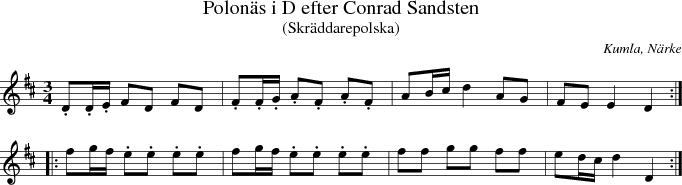 Polons i D efter Conrad Sandsten