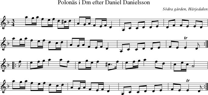 Polons i Dm efter Daniel Danielsson