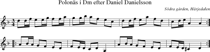 Polon�s i Dm efter Daniel Danielsson
