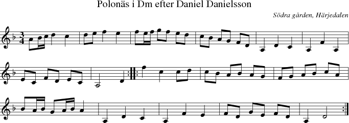 Polons i Dm efter Daniel Danielsson