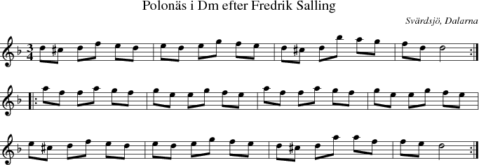 Polons i Dm efter Fredrik Salling