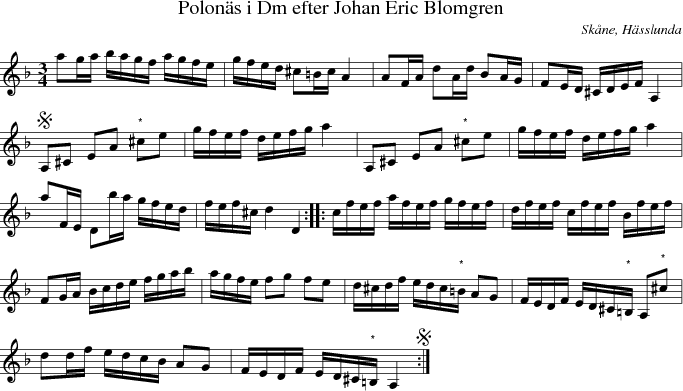 Polons i Dm efter Johan Eric Blomgren