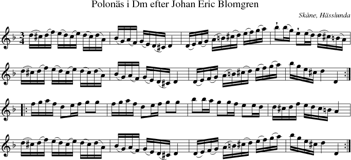 Polons i Dm efter Johan Eric Blomgren