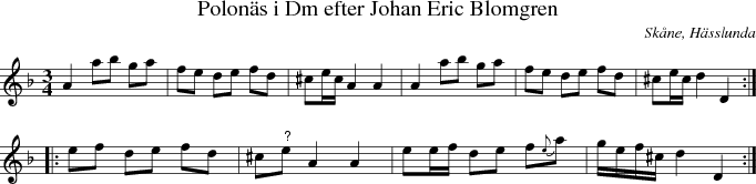 Polons i Dm efter Johan Eric Blomgren