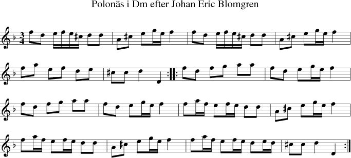 Polons i Dm efter Johan Eric Blomgren