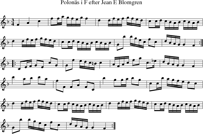 Polon�s i F efter Jean E Blomgren