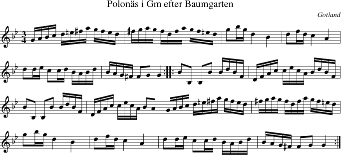 Polons i Gm efter Baumgarten