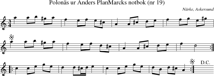 Polon�s ur Anders PlanMarcks notbok (nr 19)