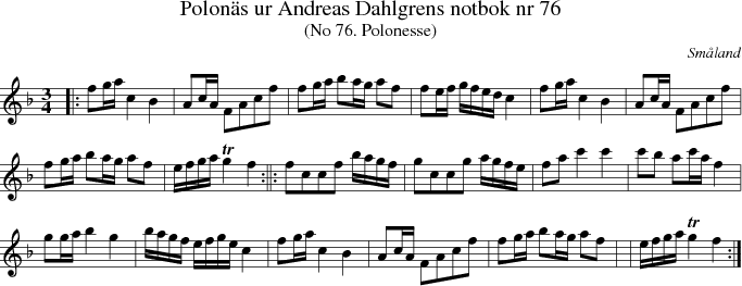 Polons ur Andreas Dahlgrens notbok nr 76