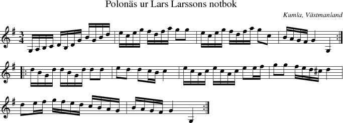 Polon�s ur Lars Larssons notbok