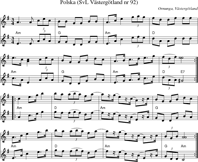 Polska (SvL Vstergtland nr 92)