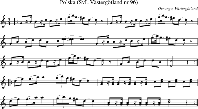 Polska (SvL Vstergtland nr 96)