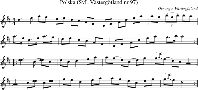 Polska (SvL Vstergtland nr 97)