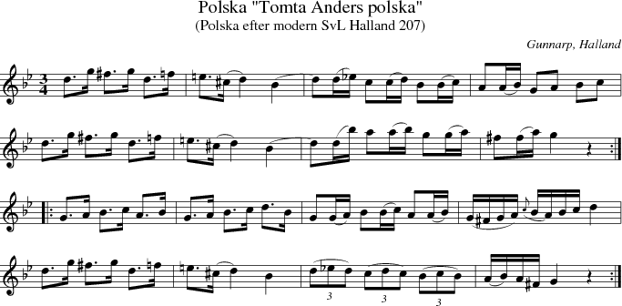 Polska "Tomta Anders polska"