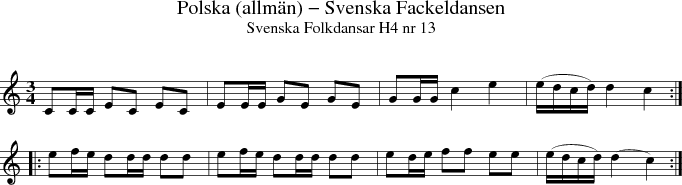 Polska (allm�n) - Svenska Fackeldansen