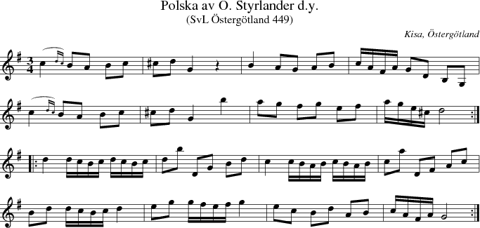 Polska av O. Styrlander d.y.