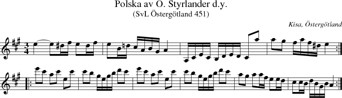 Polska av O. Styrlander d.y.