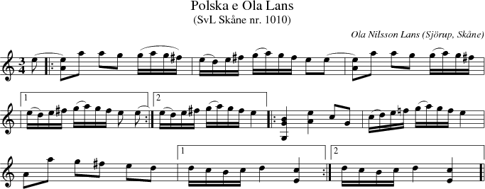 Polska e Ola Lans 