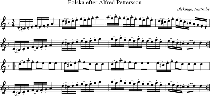 Polska efter Alfred Pettersson