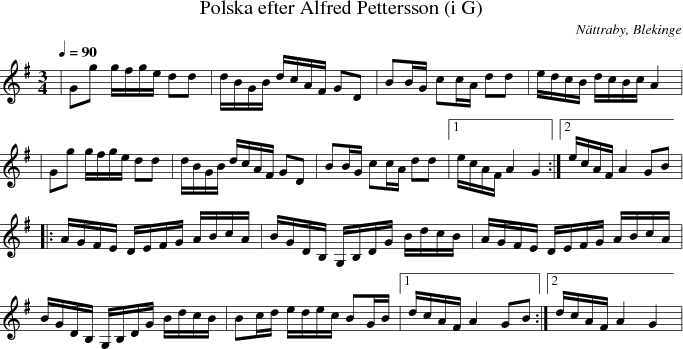 Polska efter Alfred Pettersson (i G)