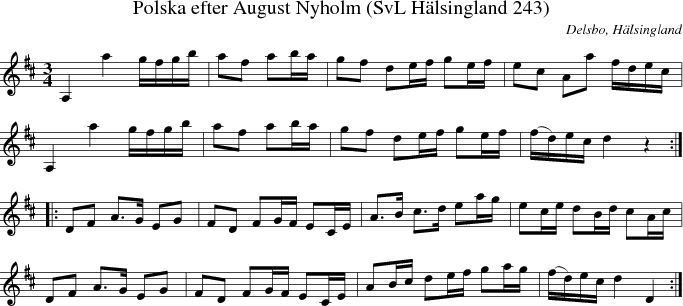 Polska efter August Nyholm (SvL H�lsingland 243)
