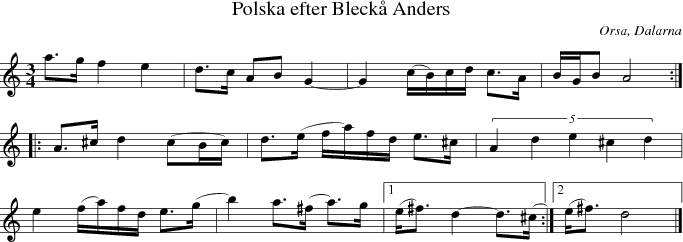 Polska efter Bleck� Anders