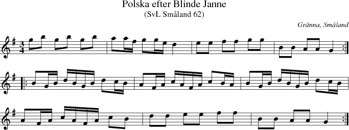 Polska efter Blinde Janne