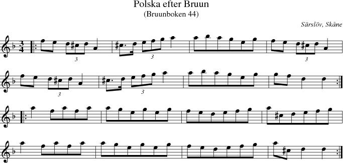 Polska efter Bruun