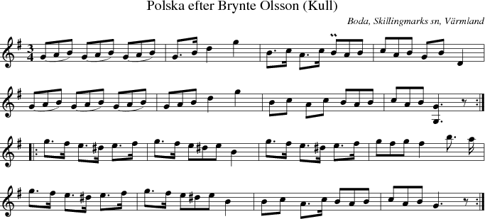 Polska efter Brynte Olsson (Kull)