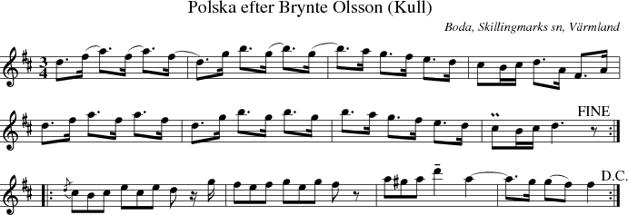 Polska efter Brynte Olsson (Kull)