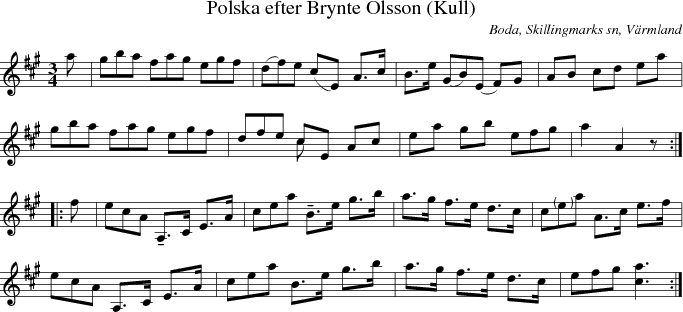 Polska efter Brynte Olsson (Kull)