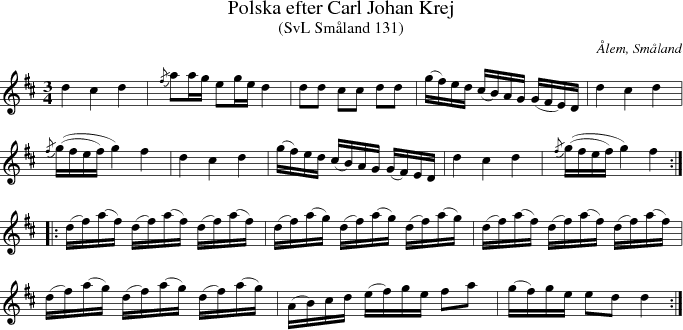 Polska efter Carl Johan Krej 