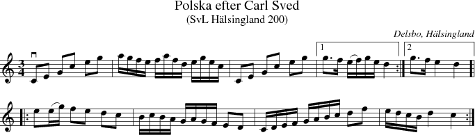 Polska efter Carl Sved