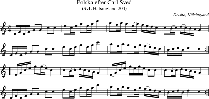 Polska efter Carl Sved