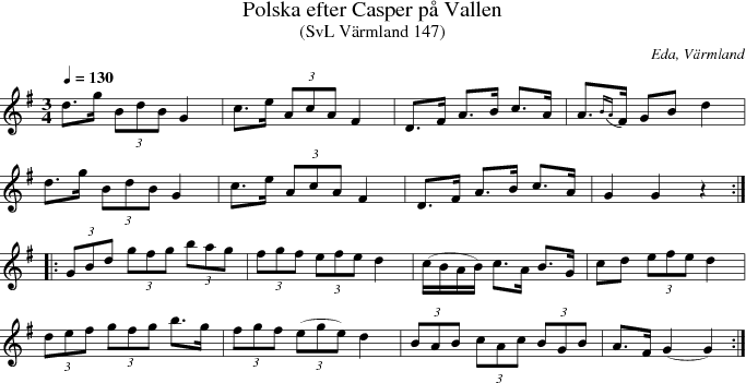 Polska efter Casper p Vallen