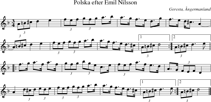 Polska efter Emil Nilsson