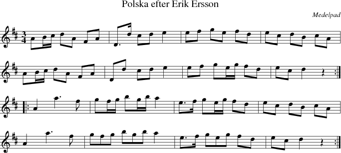 Polska efter Erik Ersson