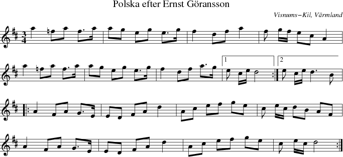 Polska efter Ernst G�ransson