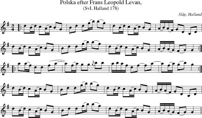 Polska efter Frans Leopold Levan,