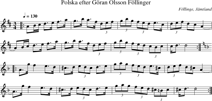 Polska efter Gran Olsson Fllinger