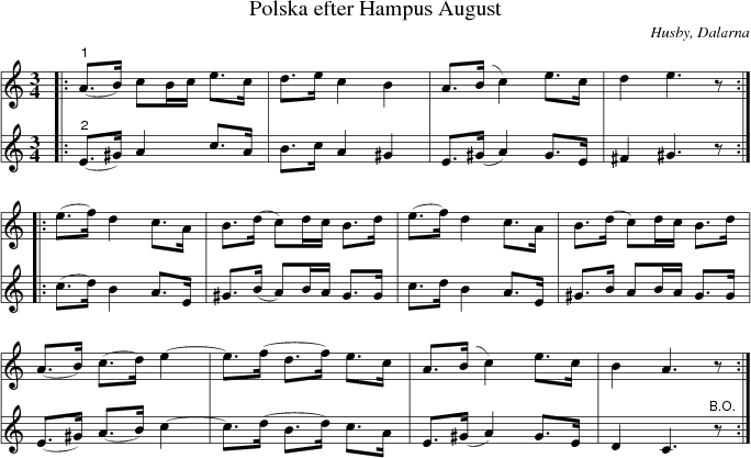 Polska efter Hampus August