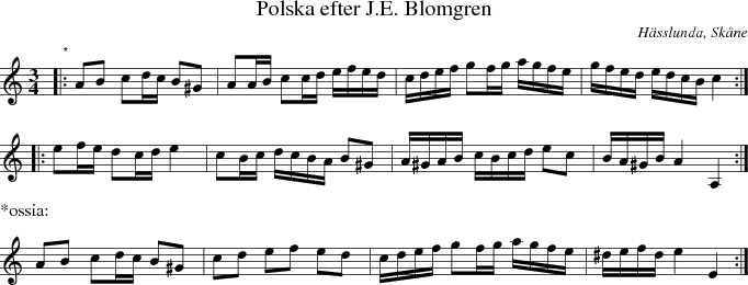 Polska efter J.E. Blomgren 