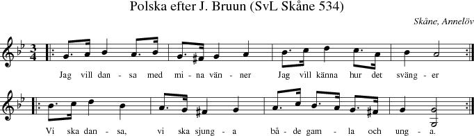 Polska efter J. Bruun (SvL Skne 534)