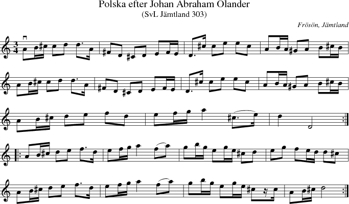 Polska efter Johan Abraham Olander